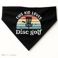 This loves Disc golf USA-Made Doggie Bandana thumb 0