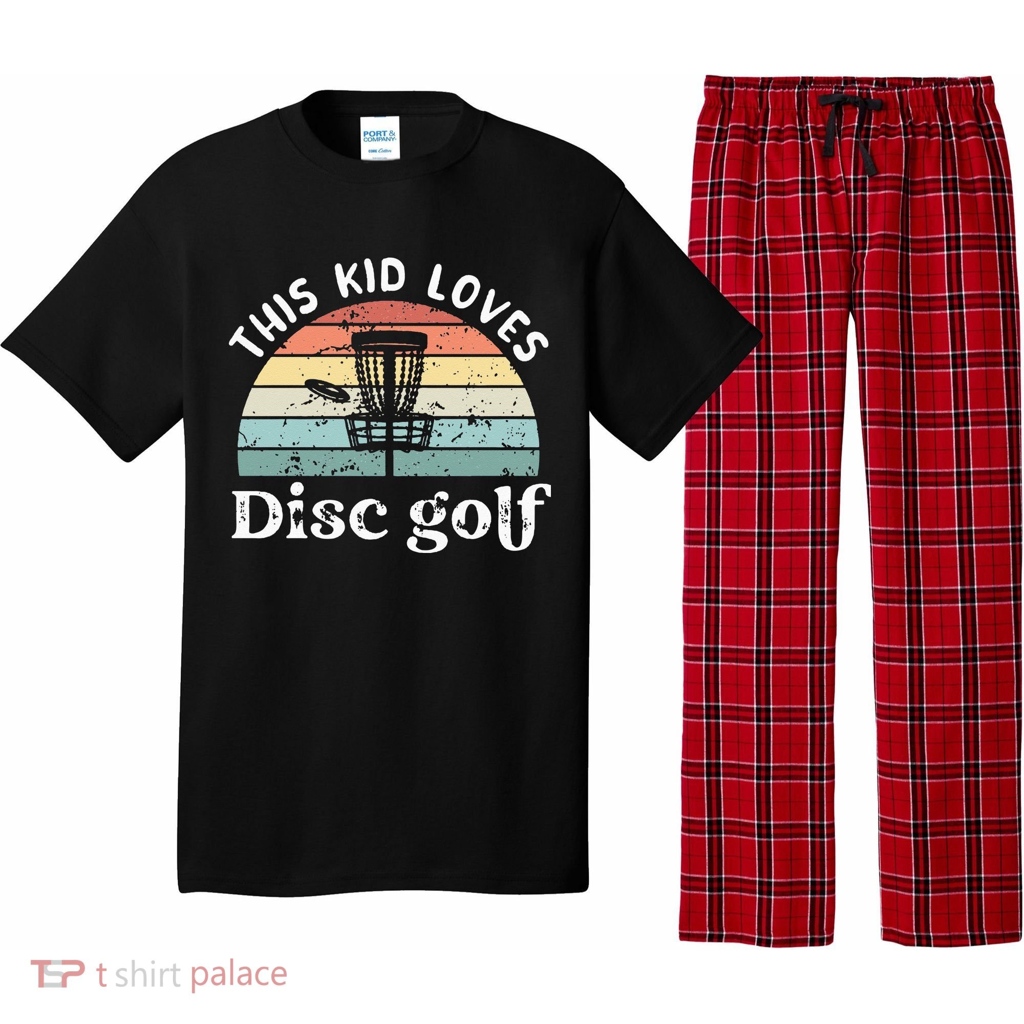 This loves Disc golf Pajama Set