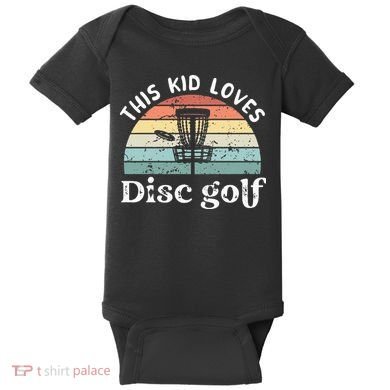 This loves Disc golf Baby Bodysuit
