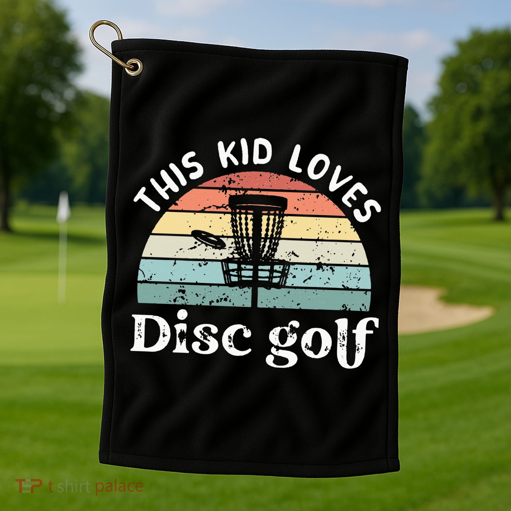 This loves Disc golf Golf Towel