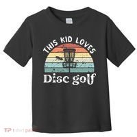 This loves Disc golf Toddler T-Shirt thumb 0