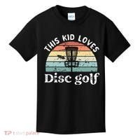 This loves Disc golf Kids T-Shirt thumb 0