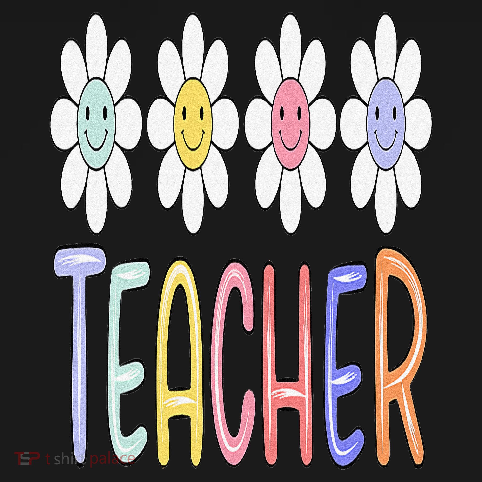 Teacher Life Daisy Flower PreK Kindergarten Teacher Team Bucket Hat