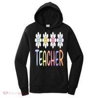 Teacher Life Daisy Flower PreK Kindergarten Teacher Team Women's Hoodie thumb 0