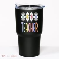 Teacher Life Daisy Flower PreK Kindergarten Teacher Team Tumbler thumb 0