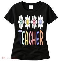 Teacher Life Daisy Flower PreK Kindergarten Teacher Team Women's T-Shirt thumb 0