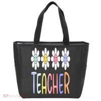 Teacher Life Daisy Flower PreK Kindergarten Teacher Team Tote Bag thumb 0