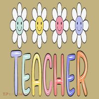 Teacher Life Daisy Flower PreK Kindergarten Teacher Team Sweatshirt thumb 2
