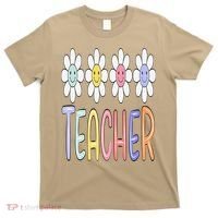Teacher Life Daisy Flower PreK Kindergarten Teacher Team T-Shirt thumb 0