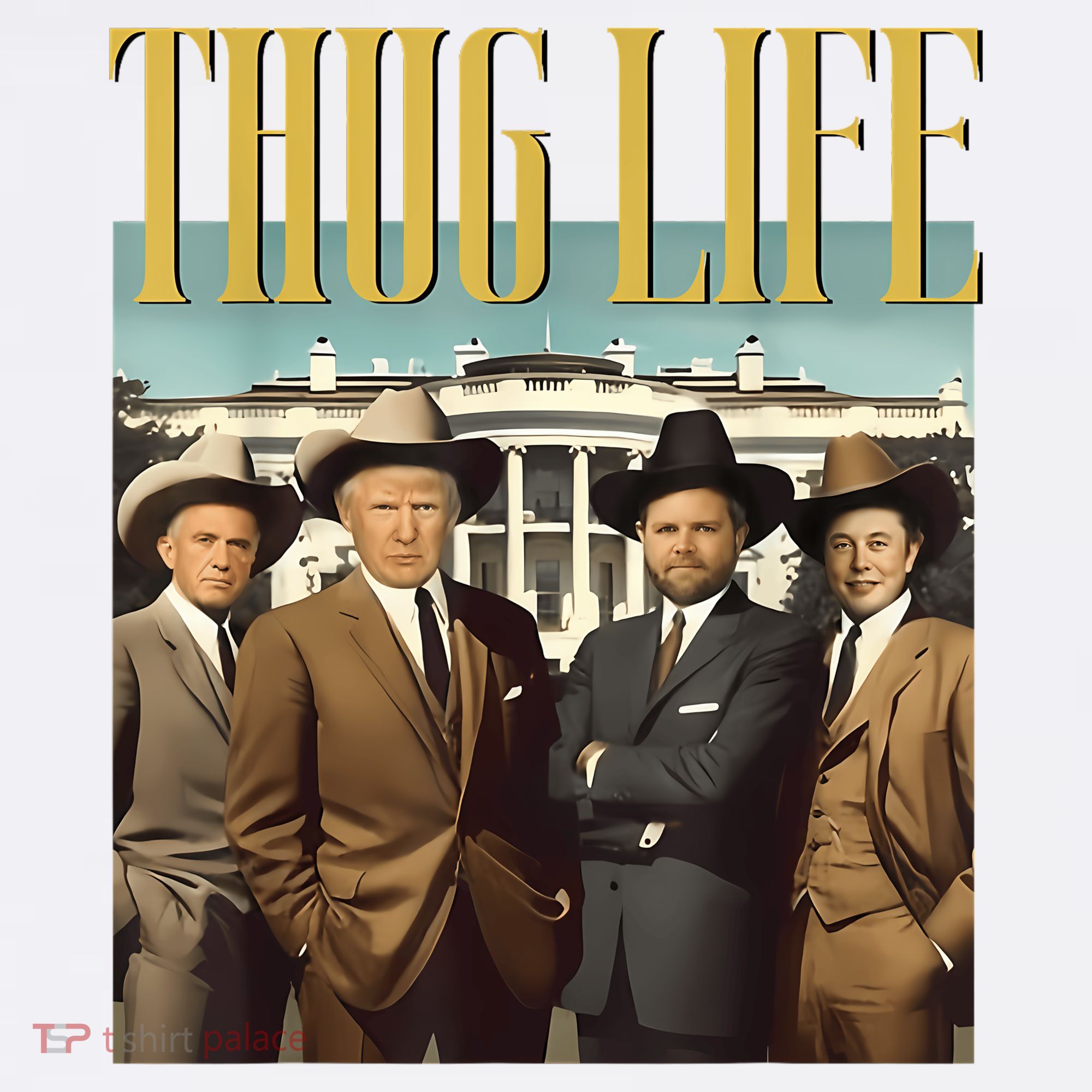 Thug Life Donald Trump Jd Vance Rfk Kennedy Elon Women's Hoodie