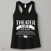 Theater Life Defination Musical Broadway Funny Novelty Women's Tank Top thumb 3