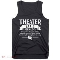 Theater Life Defination Musical Broadway Funny Novelty Tank Top thumb 0
