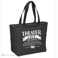 Theater Life Defination Musical Broadway Funny Novelty Tote Bag thumb 2