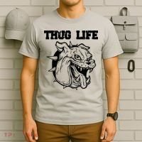 Thug Life Dog T-Shirt thumb 6