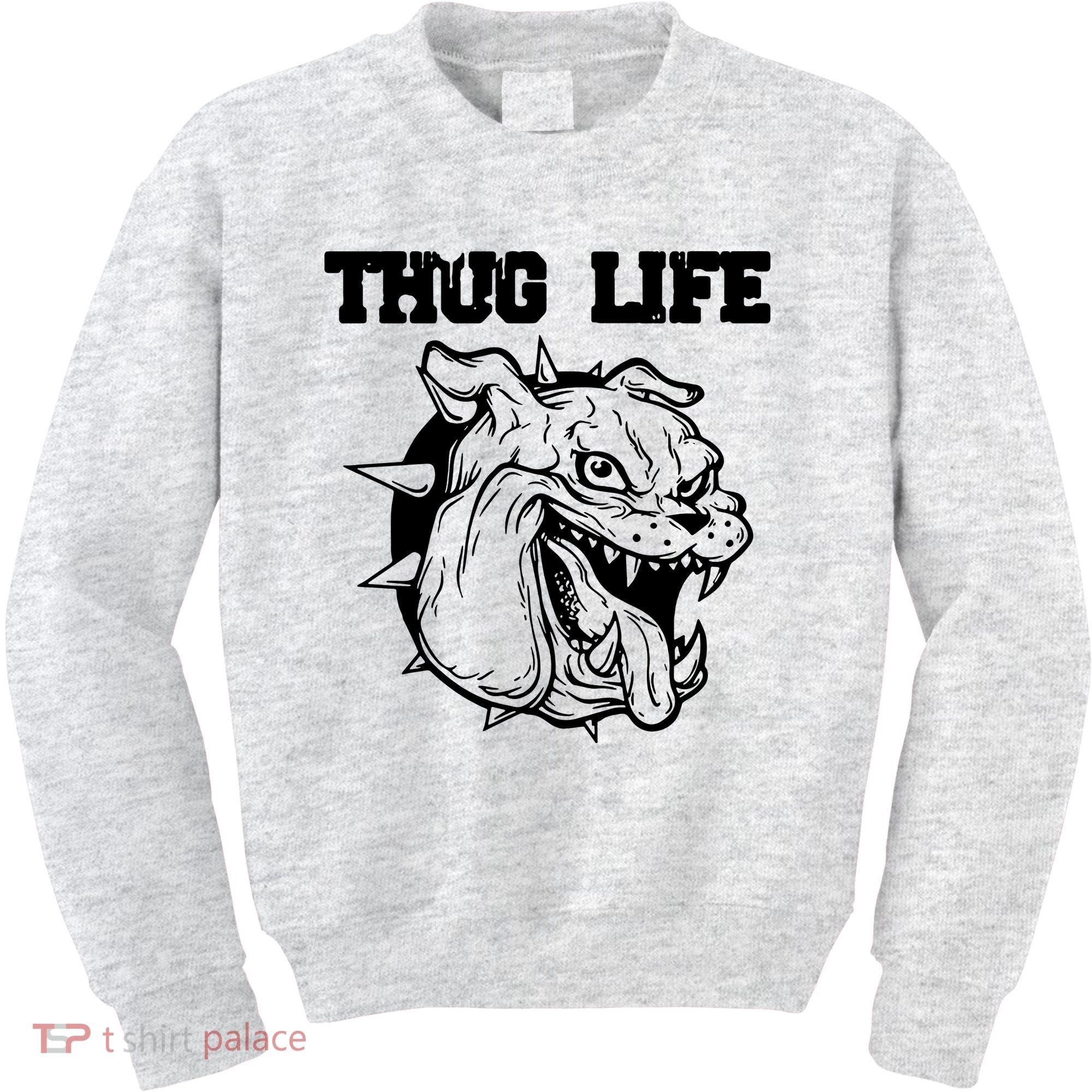 Thug Life Dog Kids Sweatshirt