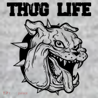 Thug Life Dog Kids Sweatshirt thumb 2