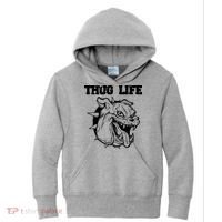 Thug Life Dog Kids Hoodie thumb 0