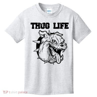 Thug Life Dog Kids T-Shirt