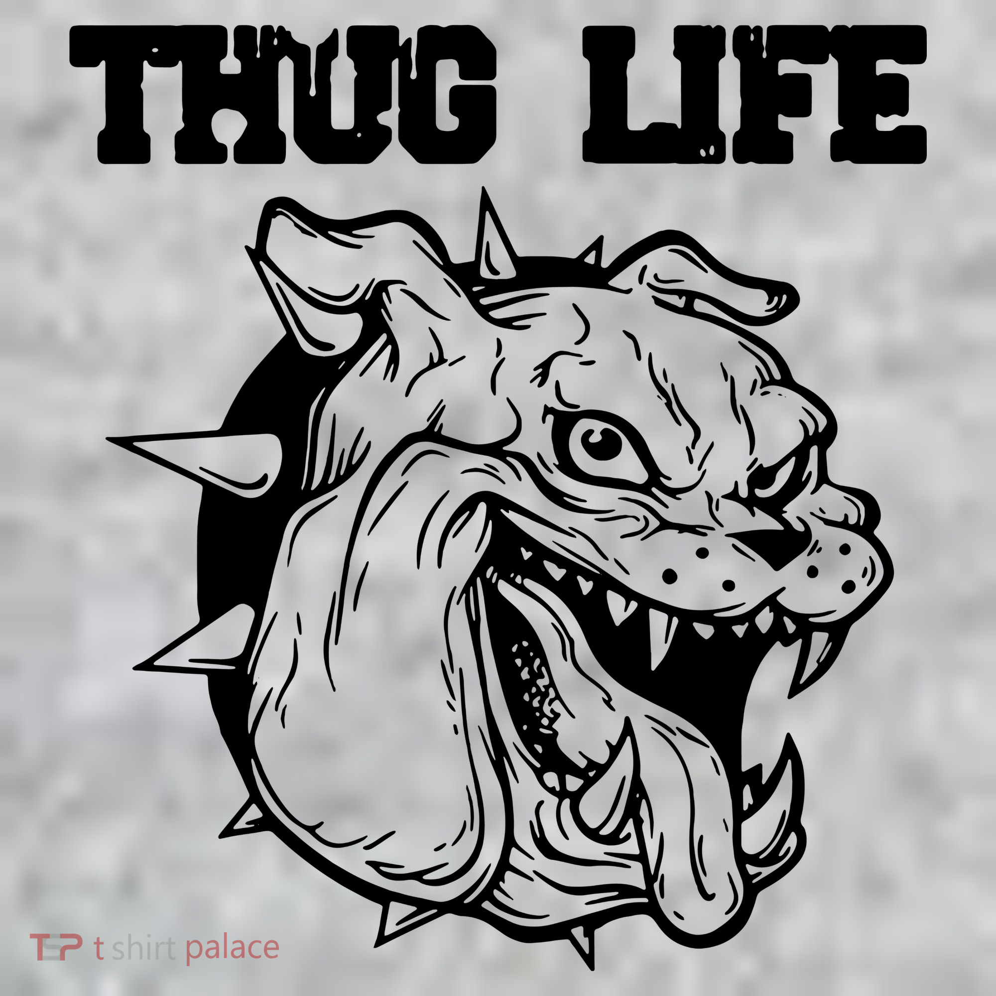 Thug Life Dog Kids T-Shirt