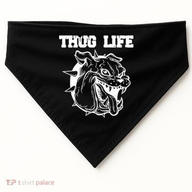 Thug Life Dog USA-Made Doggie Bandana