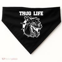 Thug Life Dog USA-Made Doggie Bandana thumb 0
