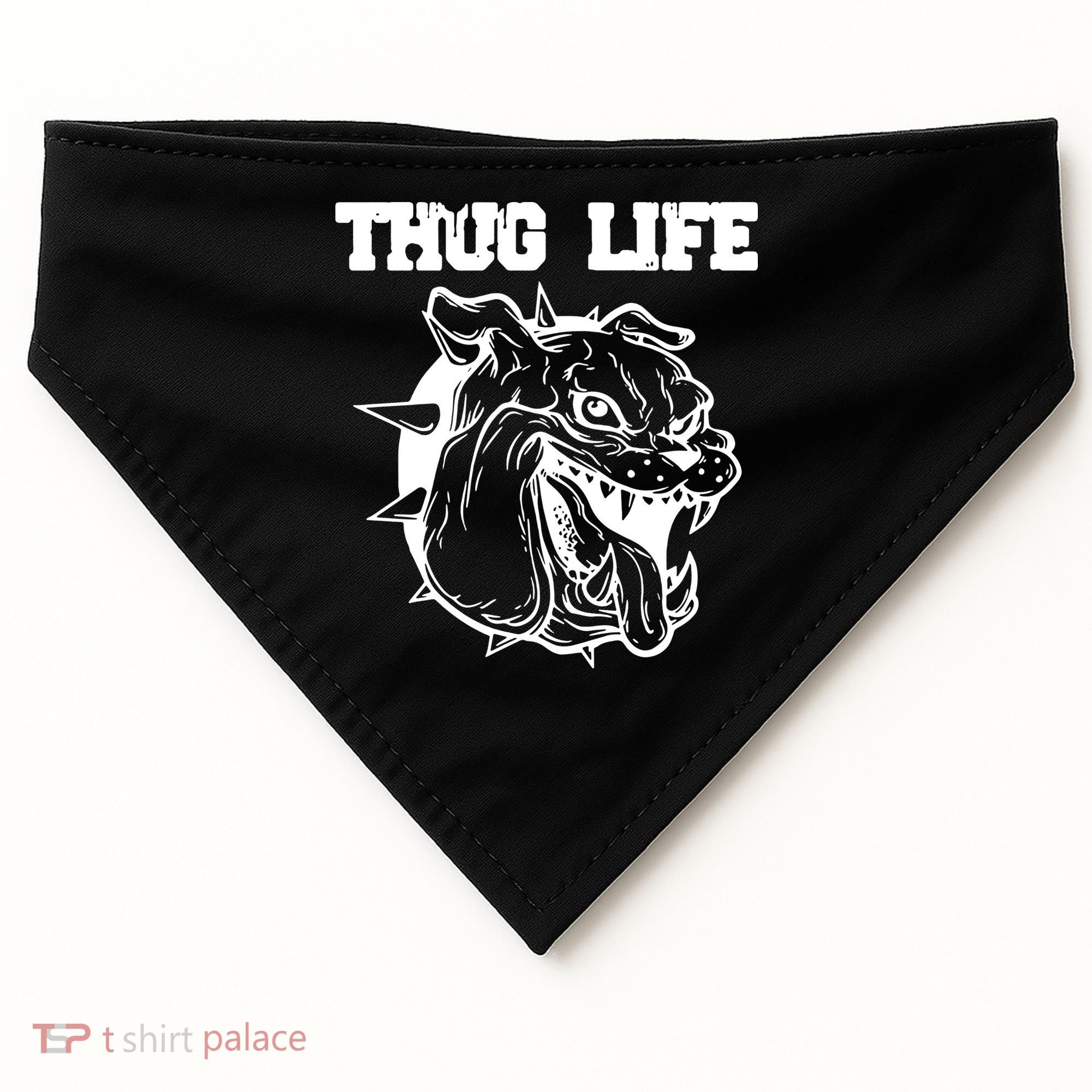 Thug Life Dog USA-Made Doggie Bandana