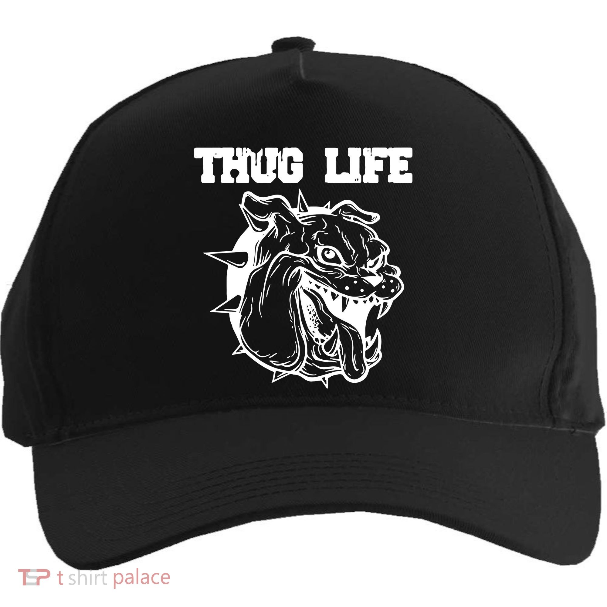 Thug Life Dog Five-Panel Snapback Cap