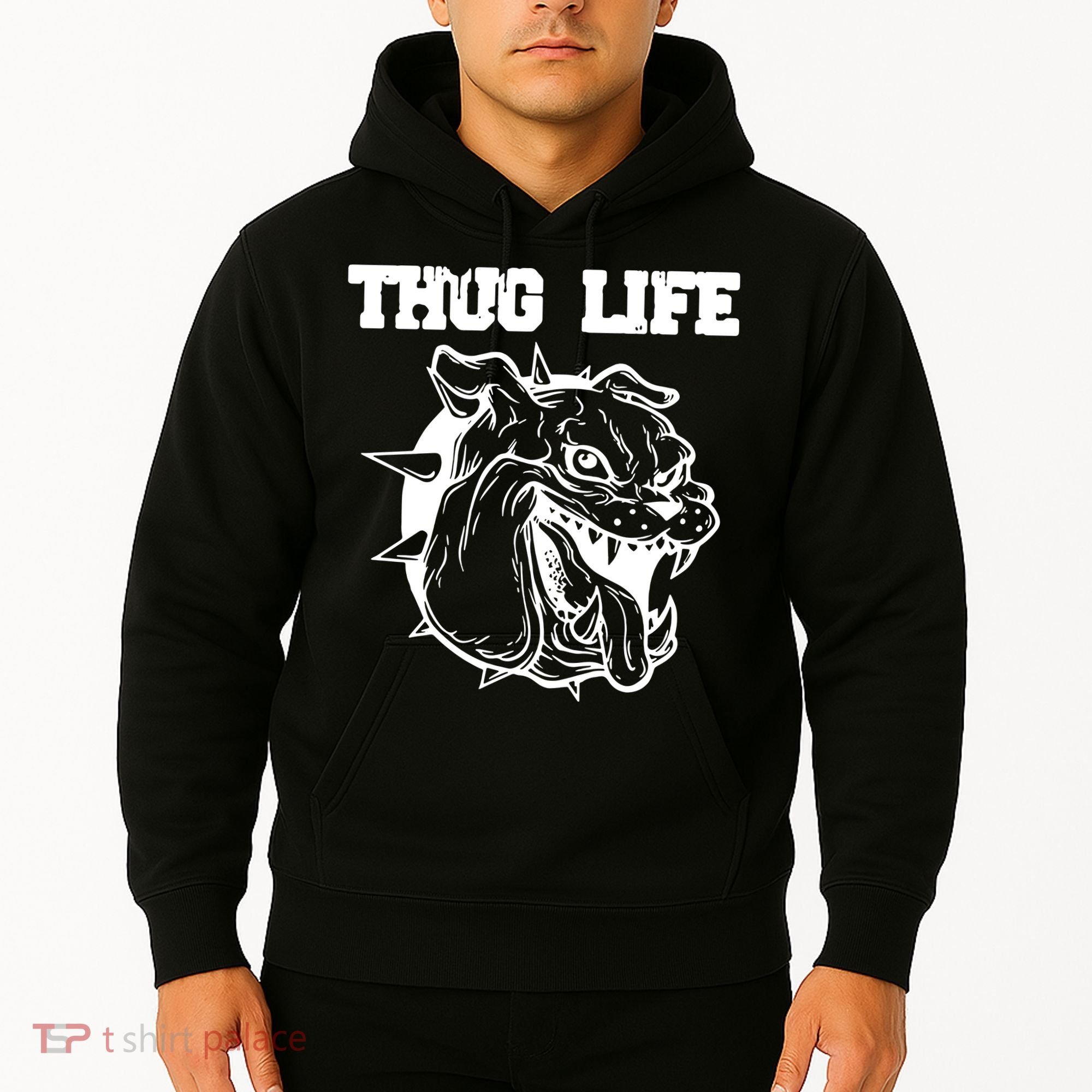 Thug Life Dog Hoodie