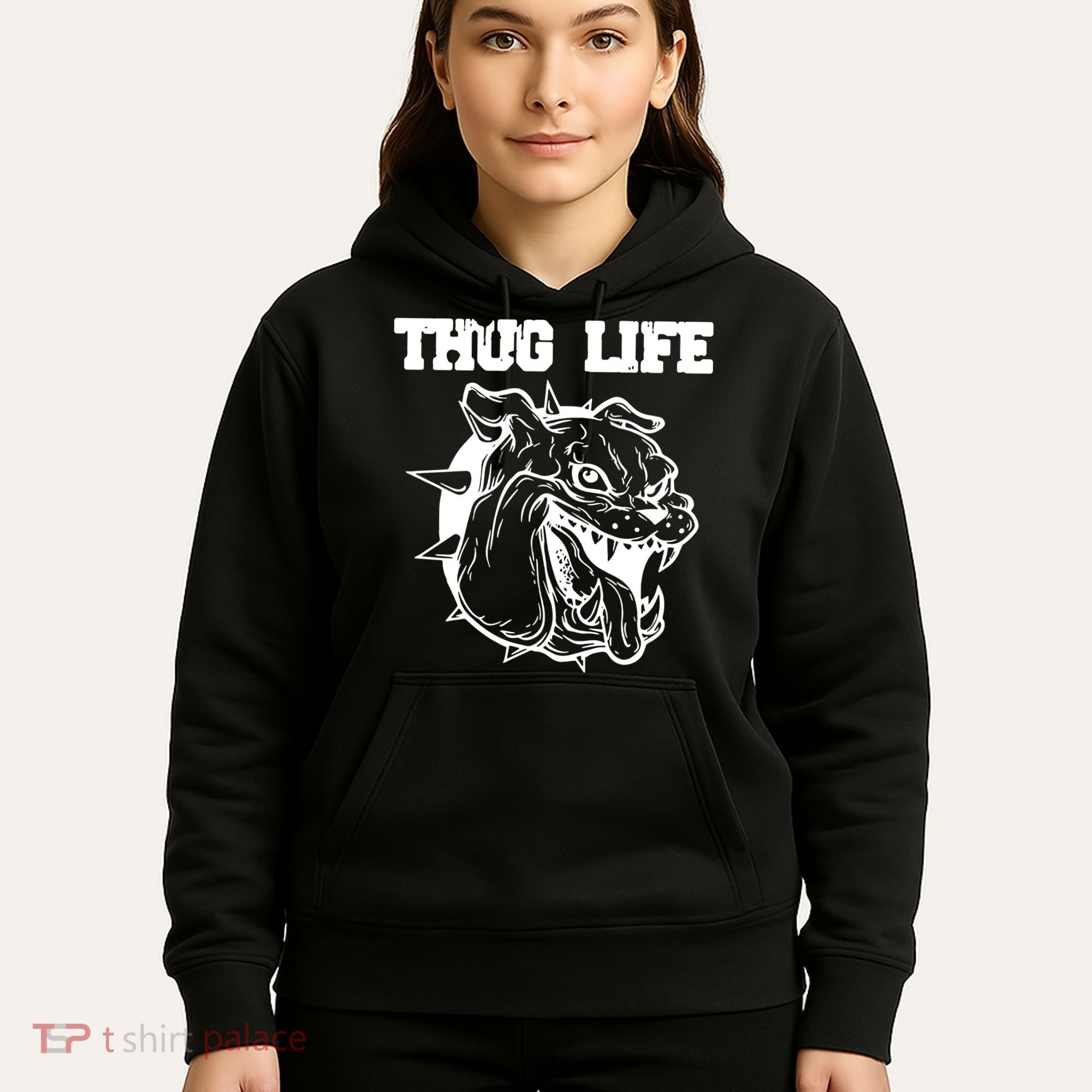 Thug Life Dog Hoodie