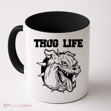 Thug Life Dog Coffee Mug