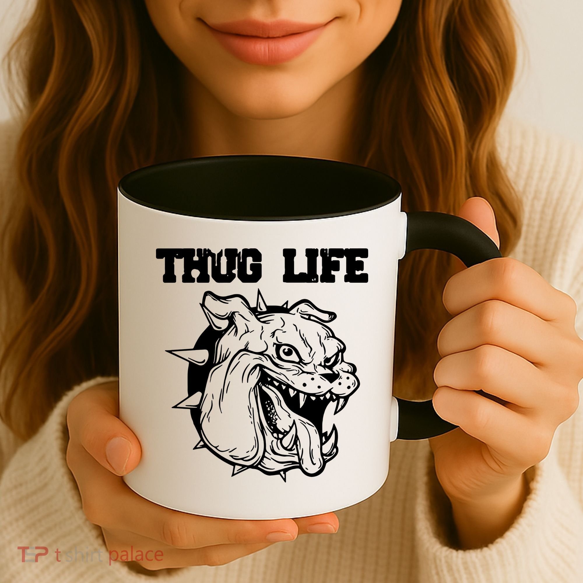 Thug Life Dog Coffee Mug