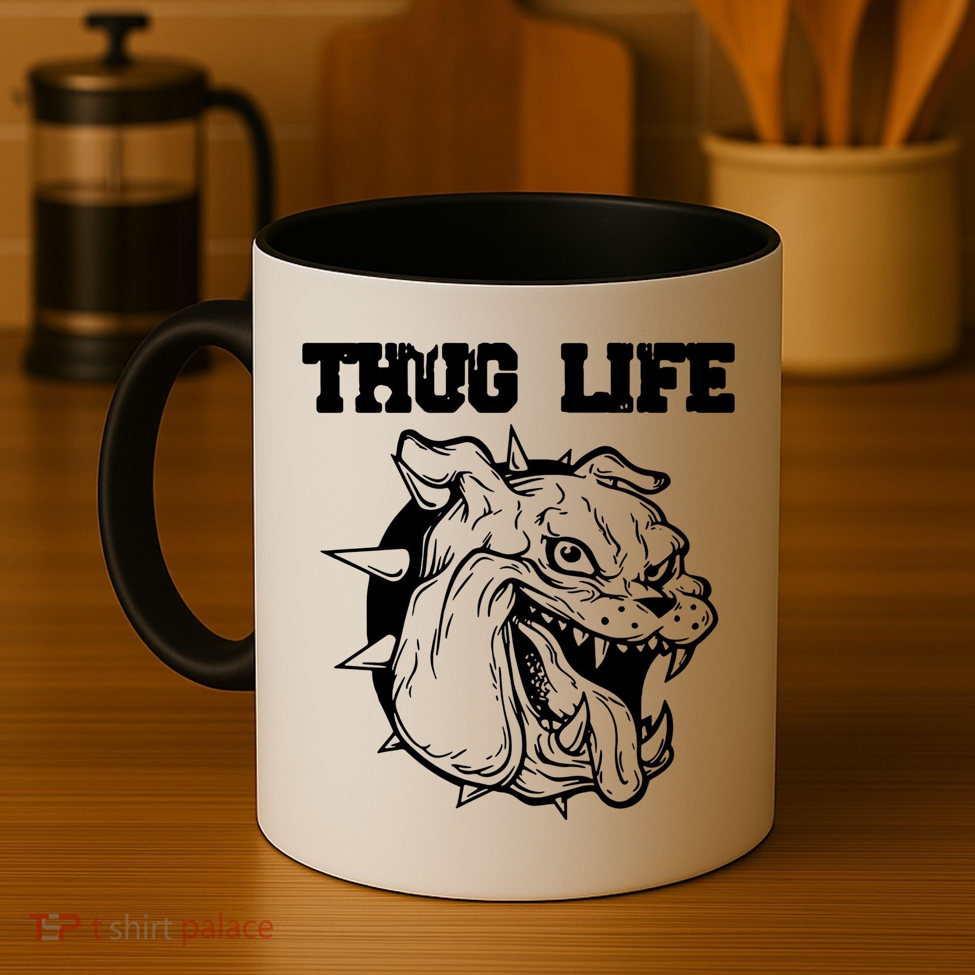 Thug Life Dog Coffee Mug