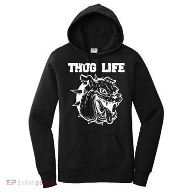 Thug Life Dog Women's Hoodie