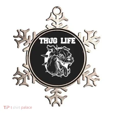 Thug Life Dog Ornament