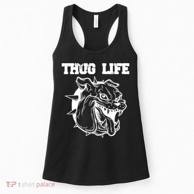 Thug Life Dog Women's Tank Top
