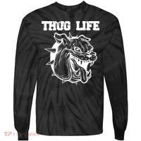 Thug Life Dog Tie-Dye Long Sleeve Shirt thumb 0