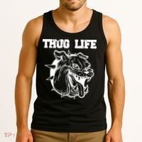 Thug Life Dog Tank Top thumb 3