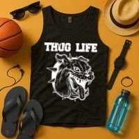 Thug Life Dog Tank Top thumb 4