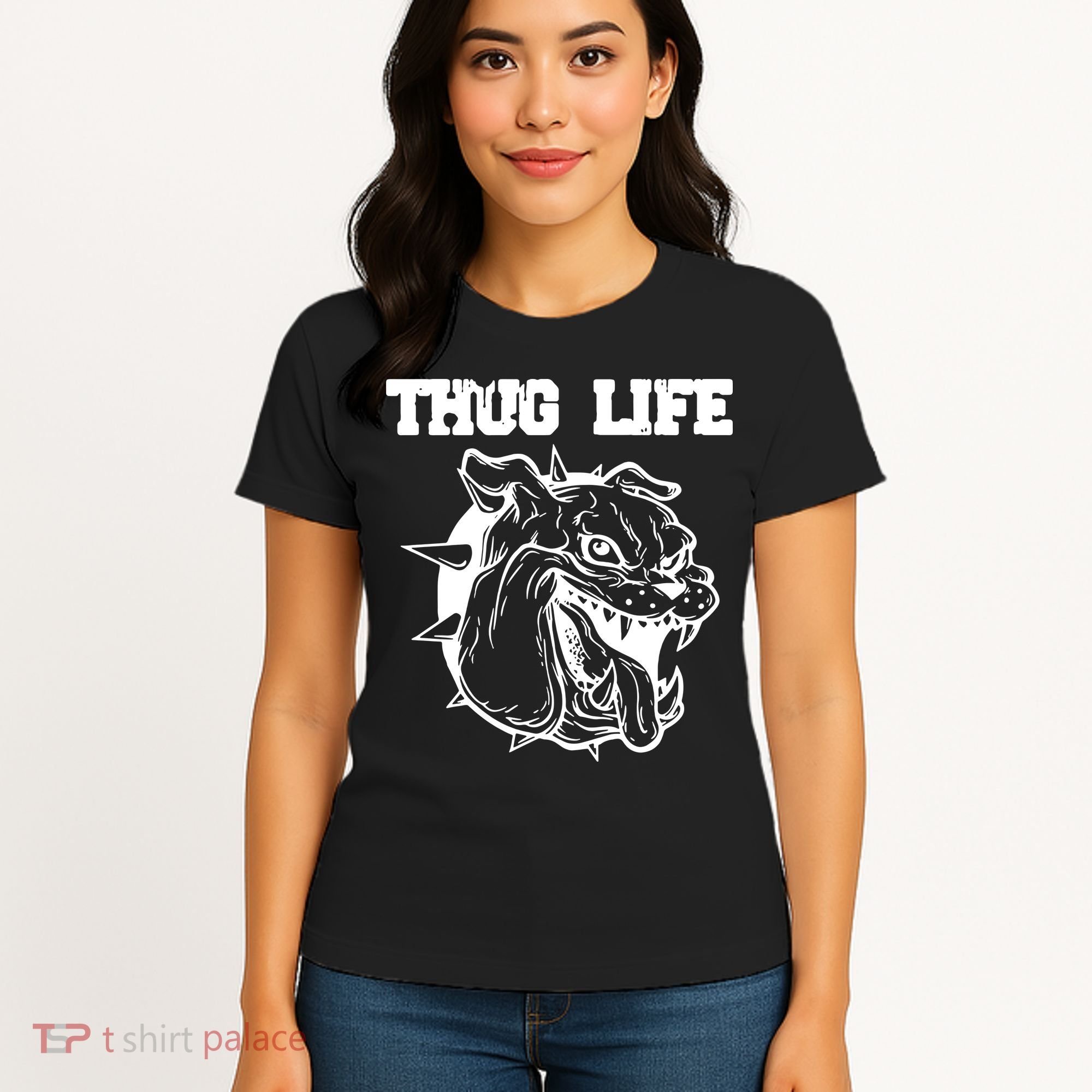 Thug Life Dog Women's T-Shirt