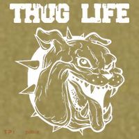 Thug Life Dog Garment-Dyed Women's Muscle Tee thumb 6