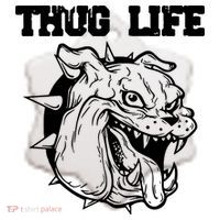 Thug Life Dog Ceramic Ornament thumb 2
