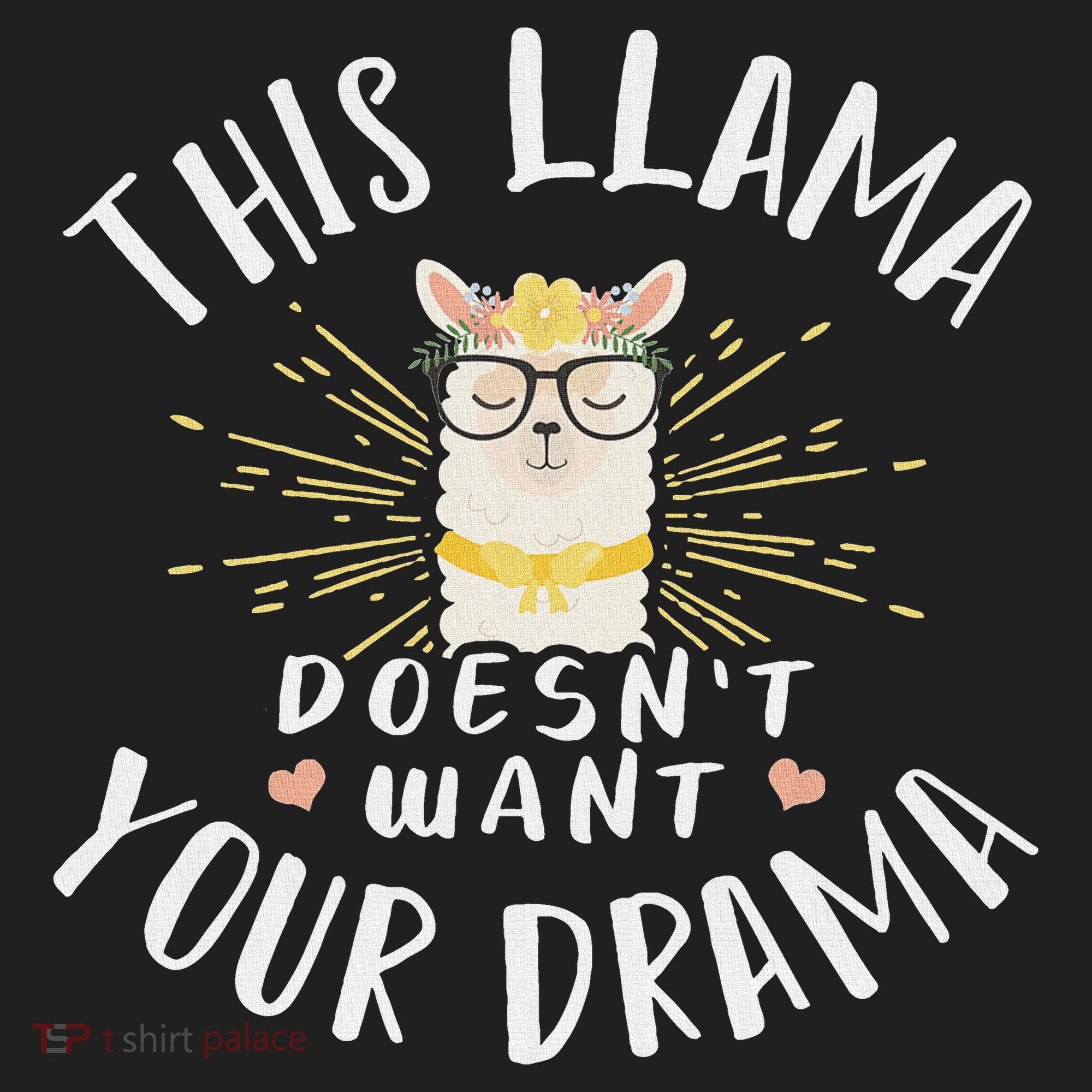 This Llama DoesnT Want Your Drama Beanie