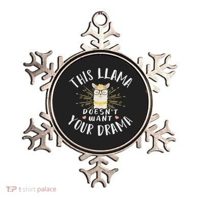 This Llama DoesnT Want Your Drama Ornament