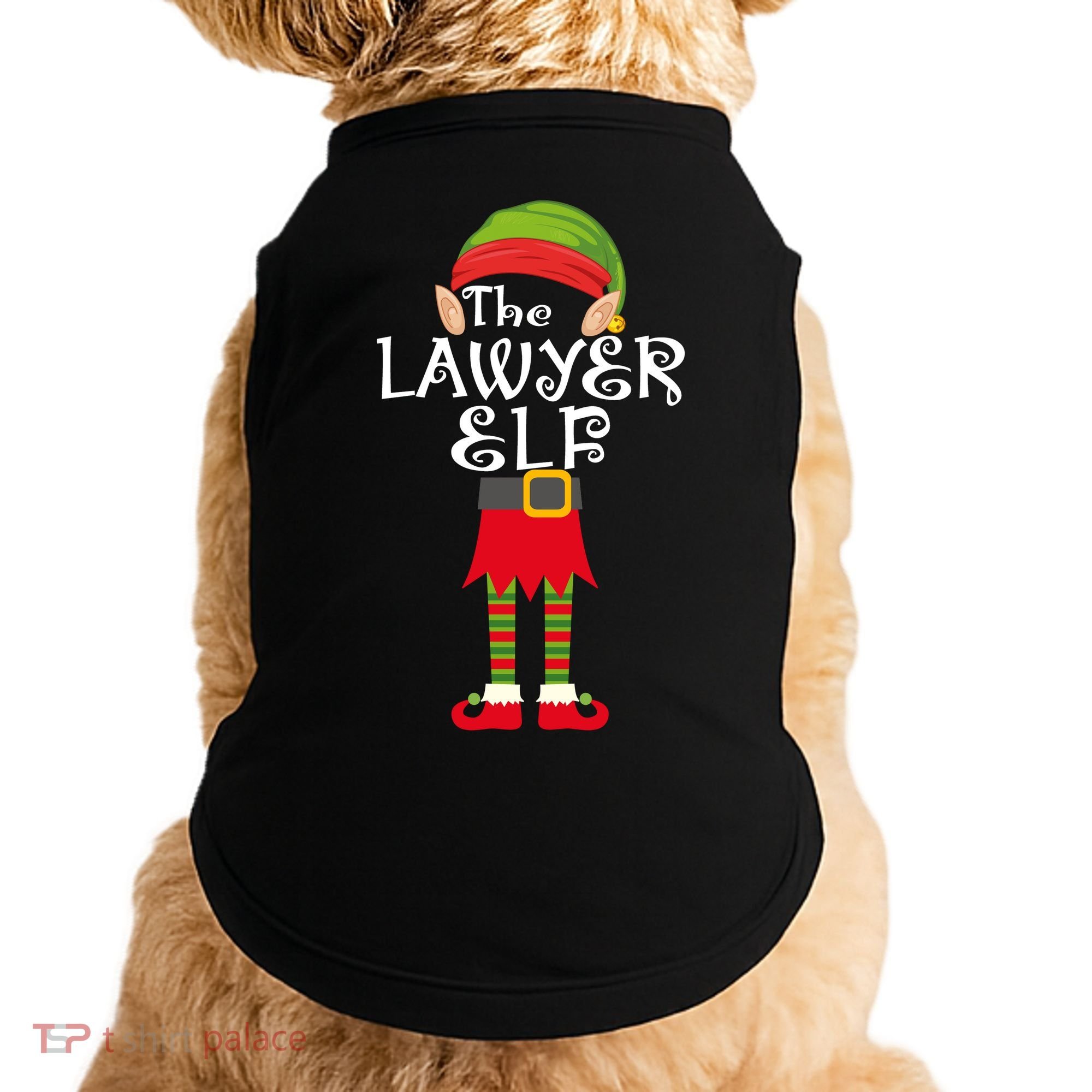 The Lawyer Elf Doggie Tank