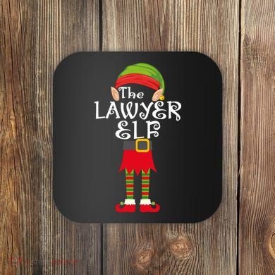 The Lawyer Elf Coaster
