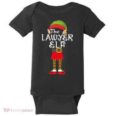 The Lawyer Elf Baby Bodysuit