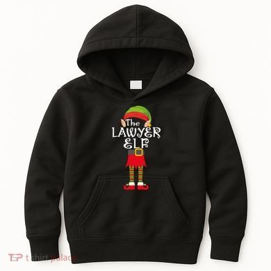The Lawyer Elf Kids Hoodie