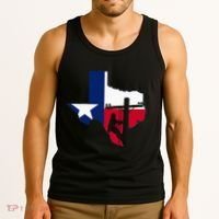 Texas Lineman Electrician Gift Tx Lone Star State Flag Tank Top thumb 3