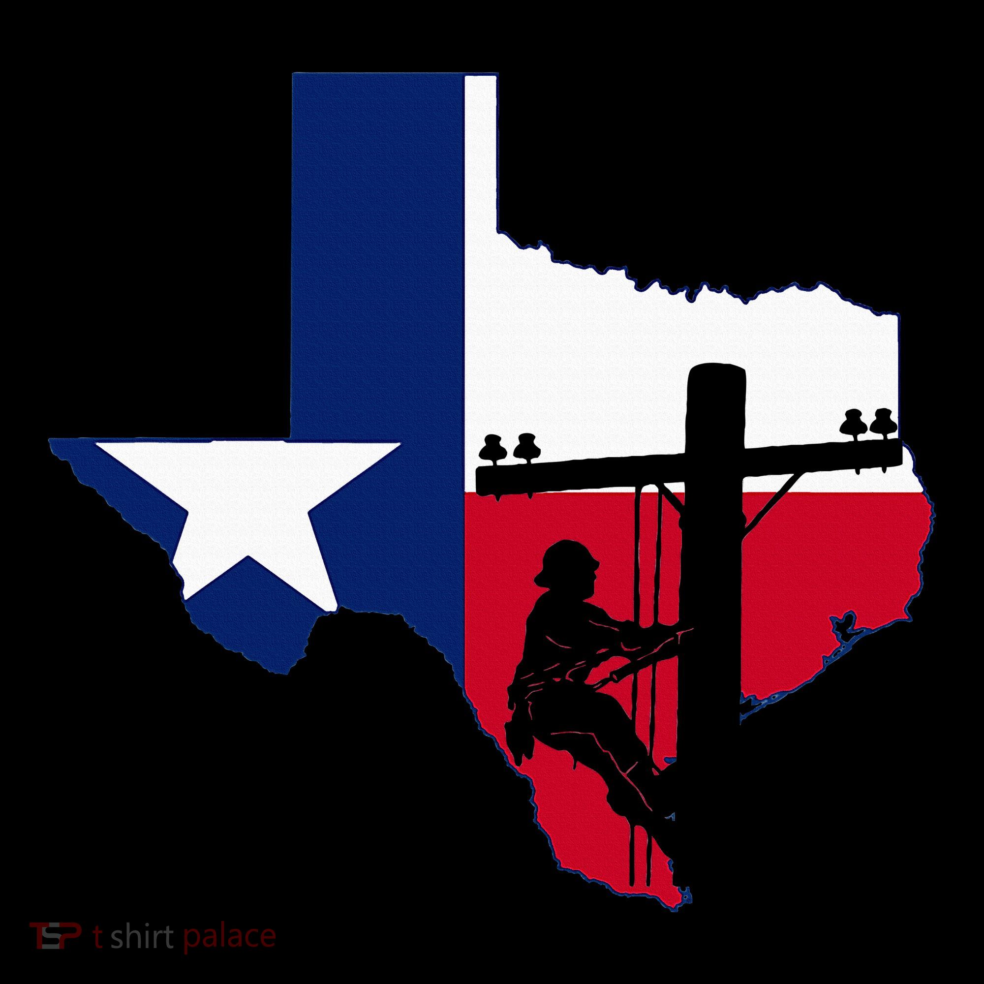 Texas Lineman Electrician Gift Tx Lone Star State Flag Tank Top