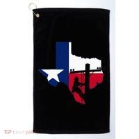 Texas Lineman Electrician Gift Tx Lone Star State Flag Golf Towel thumb 0